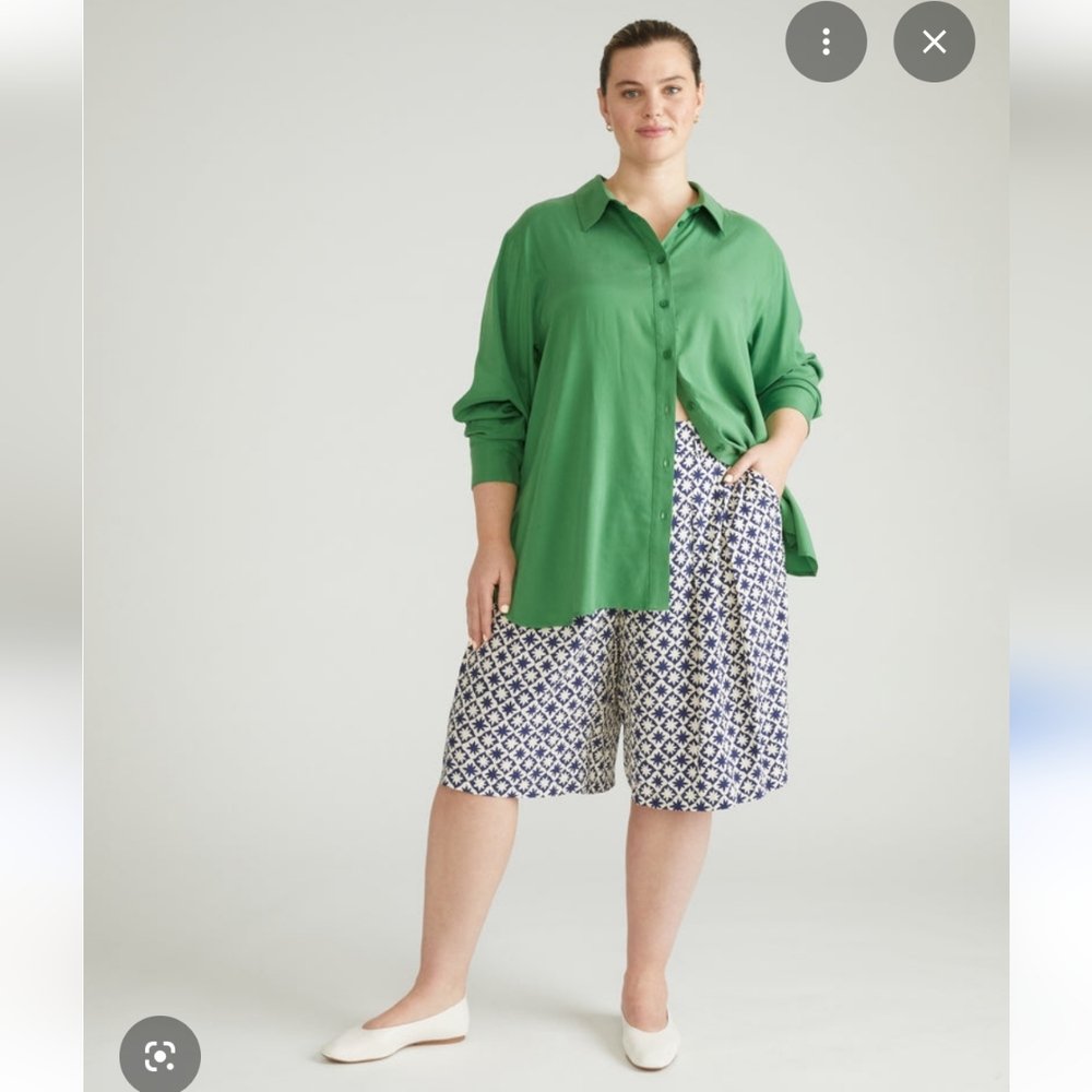 UNIVERSAL STANDARD Toni HiLo Tunic - GREEN